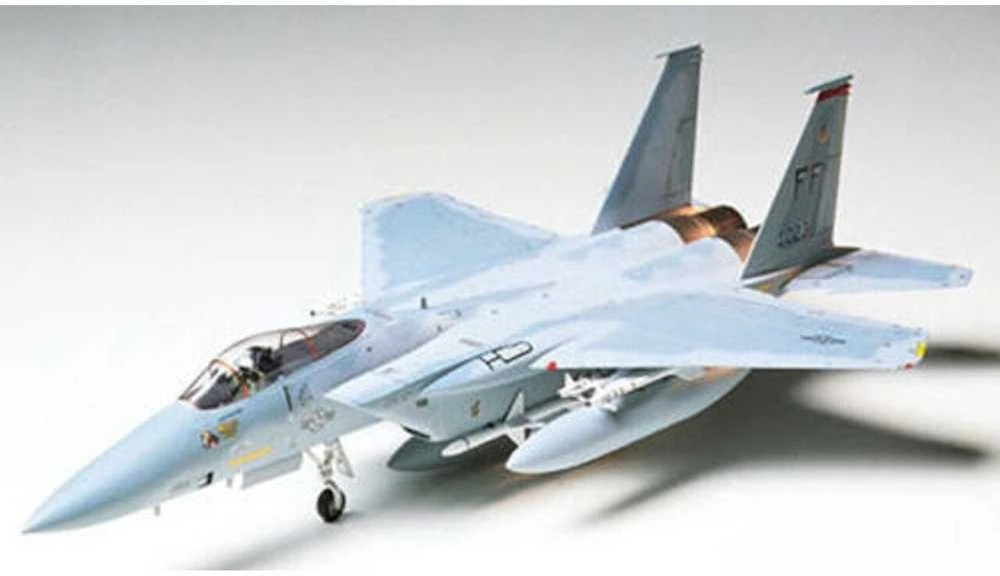 Tamiya F-15C Eagle naikintuvas, plastikinis modelis 1/48
