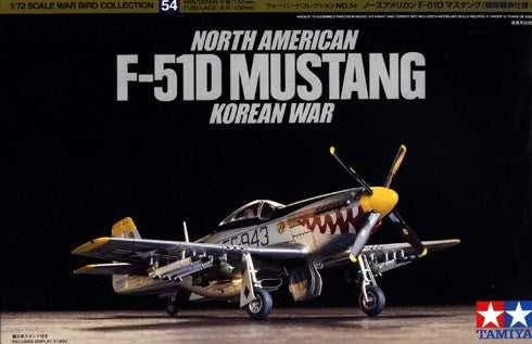 Tamiya F-51D Mustang 1/72 plastikinis lėktuvo modelis