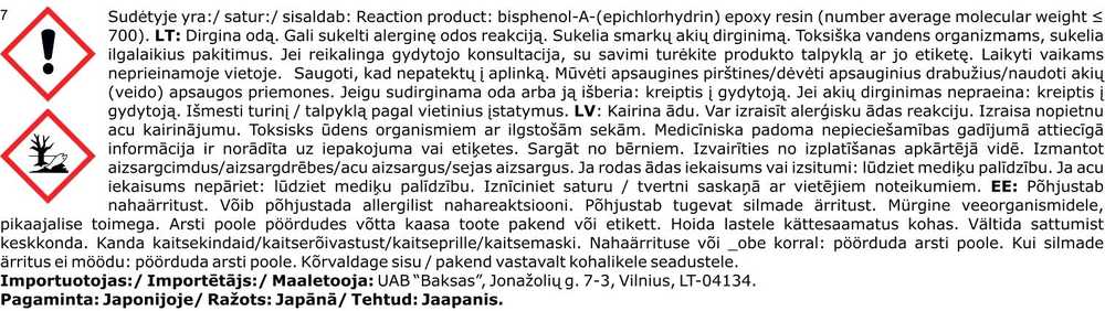 Tamiya greitai džiūstantis epoksidinis glaistas 25 g (87051)