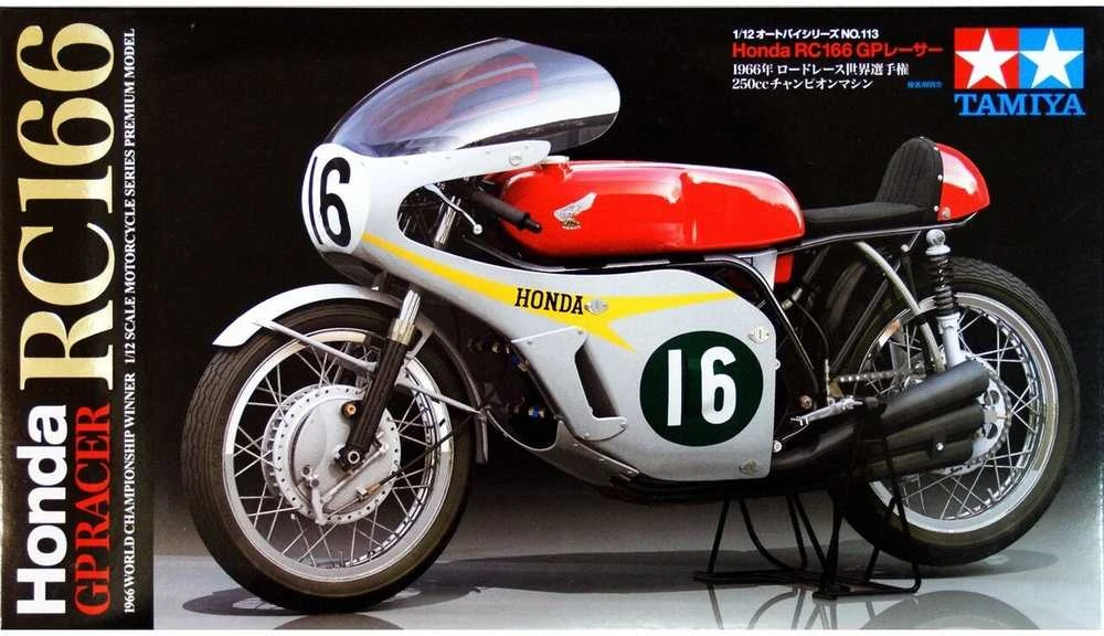 Tamiya Honda RC166 GP Racer 1966 plastikinis 1/12 moto modelis