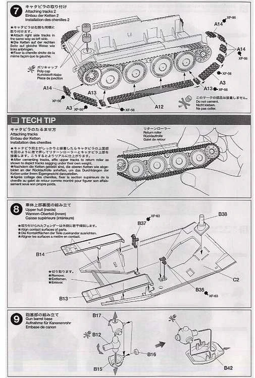 Tamiya Jagdpanzer 38(t) Hetzer vidutinė versija 1/48 tanko rinkinys