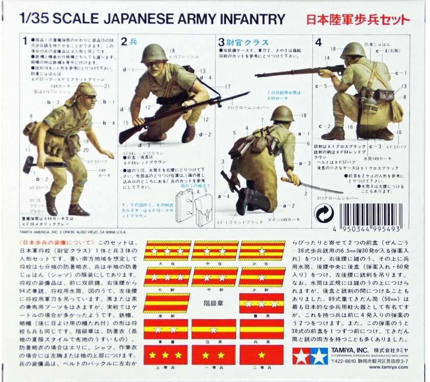 Tamiya – Japonijos armijos pėstininkai, 1/35, 35090