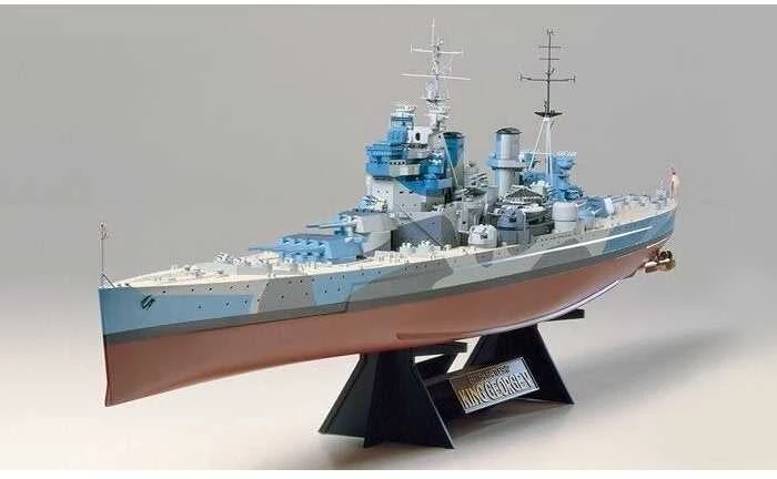 Tamiya King George V britų mūšinis laivas 1/350 plastikinis rinkinys 78010