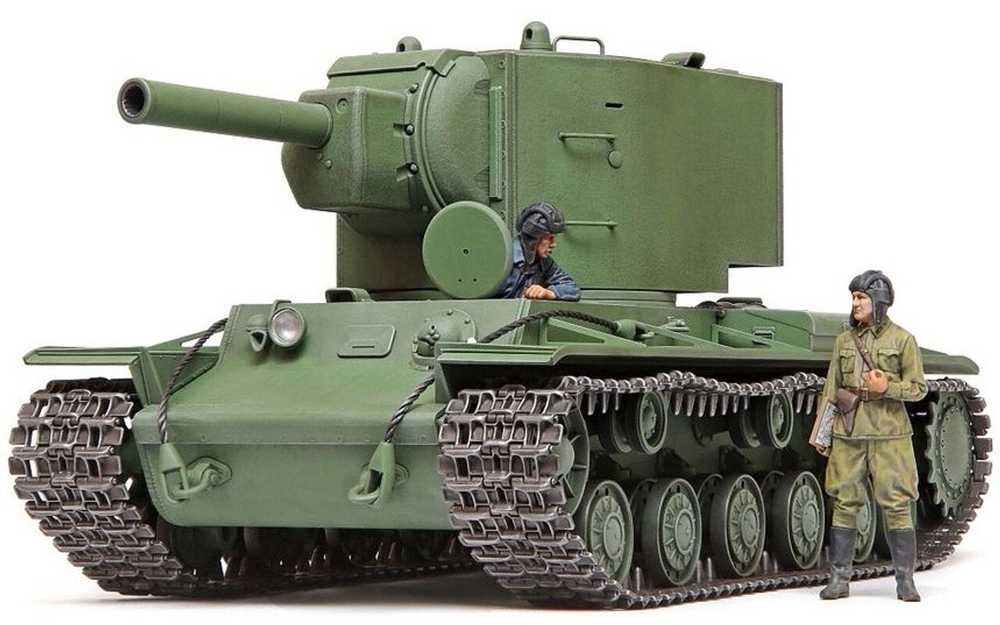 Tamiya KV-2 retro sunkusis tankas 1/35 plastikinis modelis