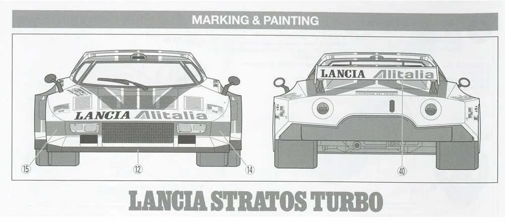 Tamiya - Lancia Stratos Turbo, 1/24, 25210