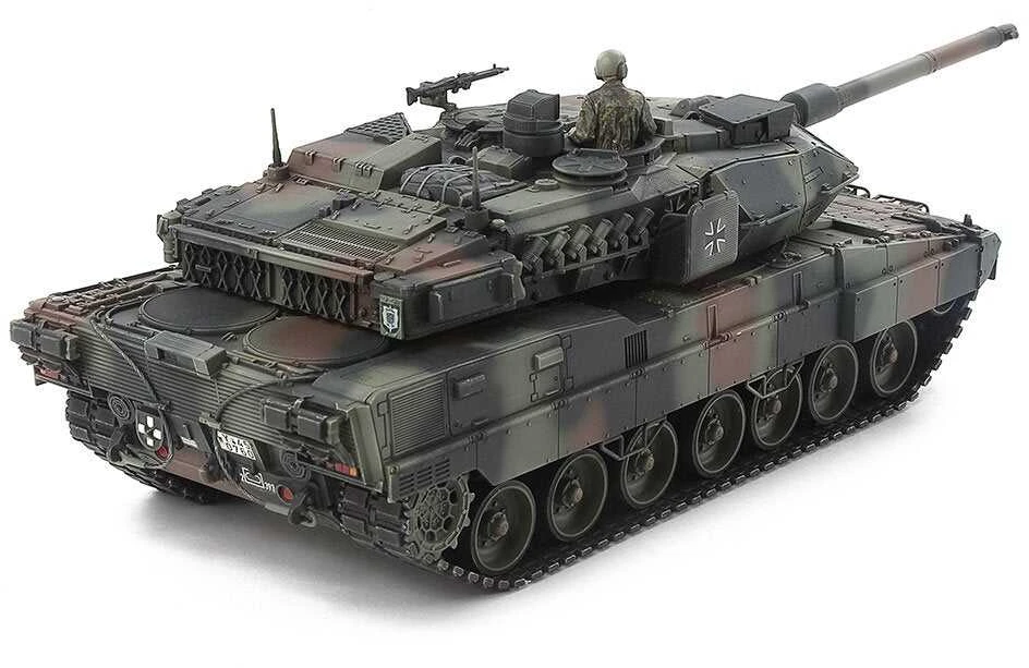 Tamiya Leopard 2 A7V vokiečių kovinis tankas 1/48 surenkamas