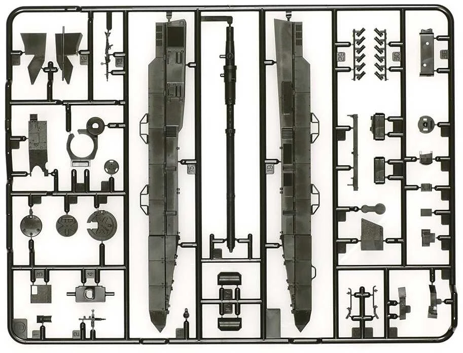 Tamiya Leopard 2 A7V vokiečių kovinis tankas 1/48 surenkamas