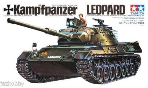 Tamiya Leopard kovinis tankas 1/35 plastikinis surenkamas rinkinys