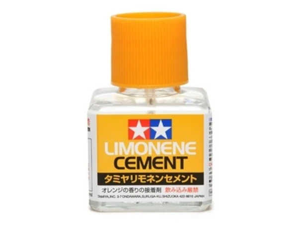 Tamiya Limonene Cement plastiko klijai modeliams su citrinos aromatu, 40 ml