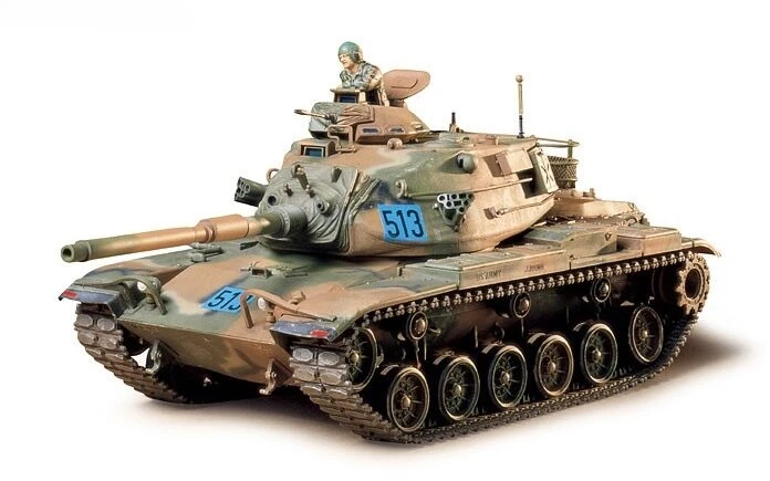 Tamiya M60A3 105 mm pabūklo tanko surenkamas modelis 1/35, 35140