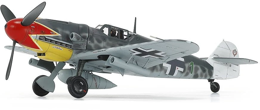Tamiya Messerschmitt Bf109 G-6 vėlyvos gamybos 1/48 plastikinis modelis