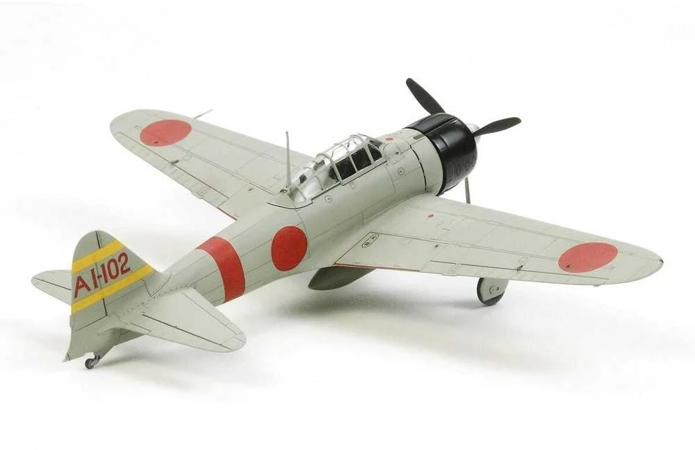 Tamiya Mitsubishi A6M2b Zero lėktuvo modelis 1/72, plastikinis surenkamas