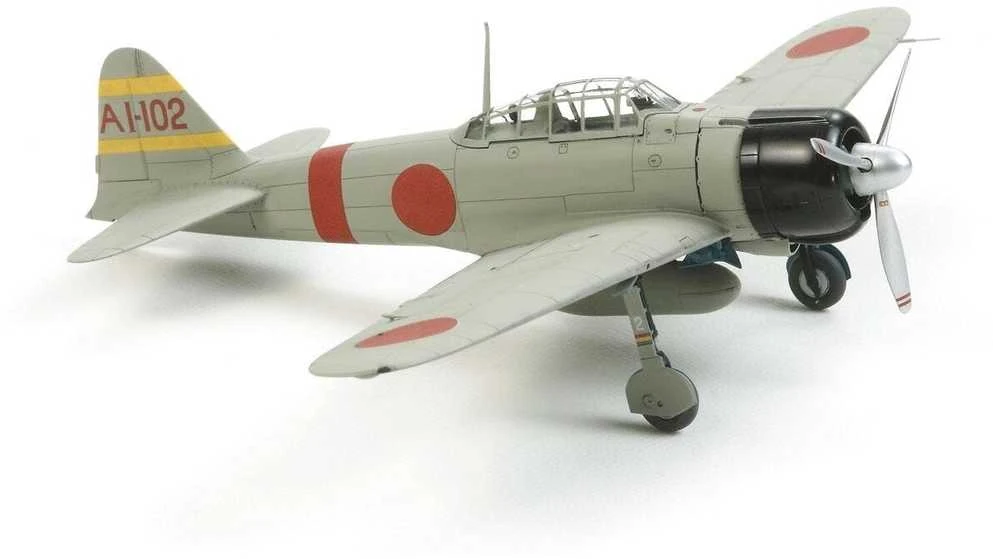 Tamiya Mitsubishi A6M2b Zero lėktuvo modelis 1/72, plastikinis surenkamas