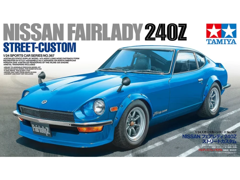Tamiya Nissan Fairlady 240Z Street Custom plastikinis modelis 1/24