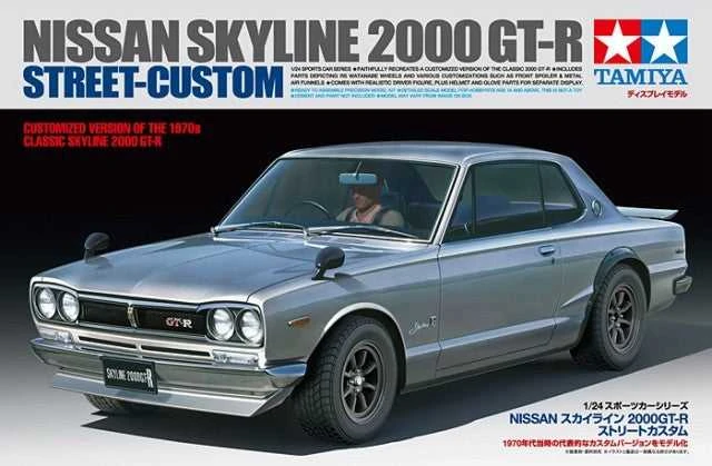 Tamiya Nissan Skyline 2000 GT-R Street Custom 1/24 modelis