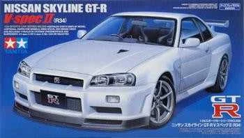 Tamiya Nissan Skyline R34 GT-R V Spec II plastikinis modelis 1/24