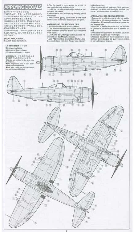 Tamiya – Republic P-47D Thunderbolt „Bubbletop“ ir 1/4 tonos 4x4 lengvųjų transporto priemonių rinkinys, 1/48, 25214