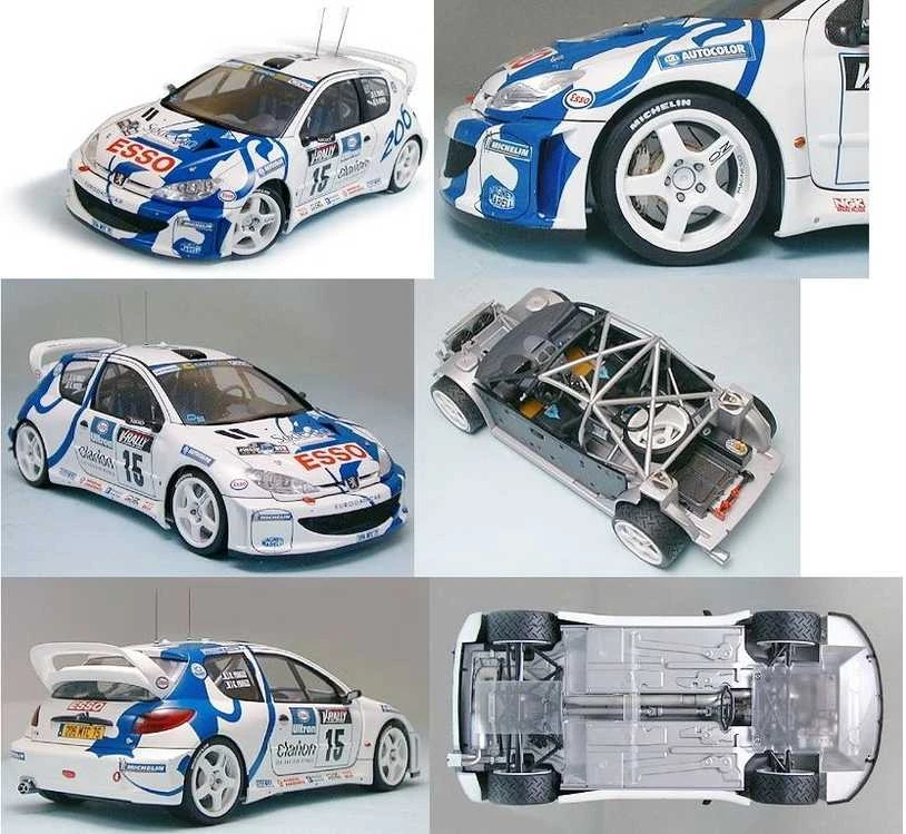 Tamiya Peugeot 206 WRC 1/24 plastikinis surenkamas modelis