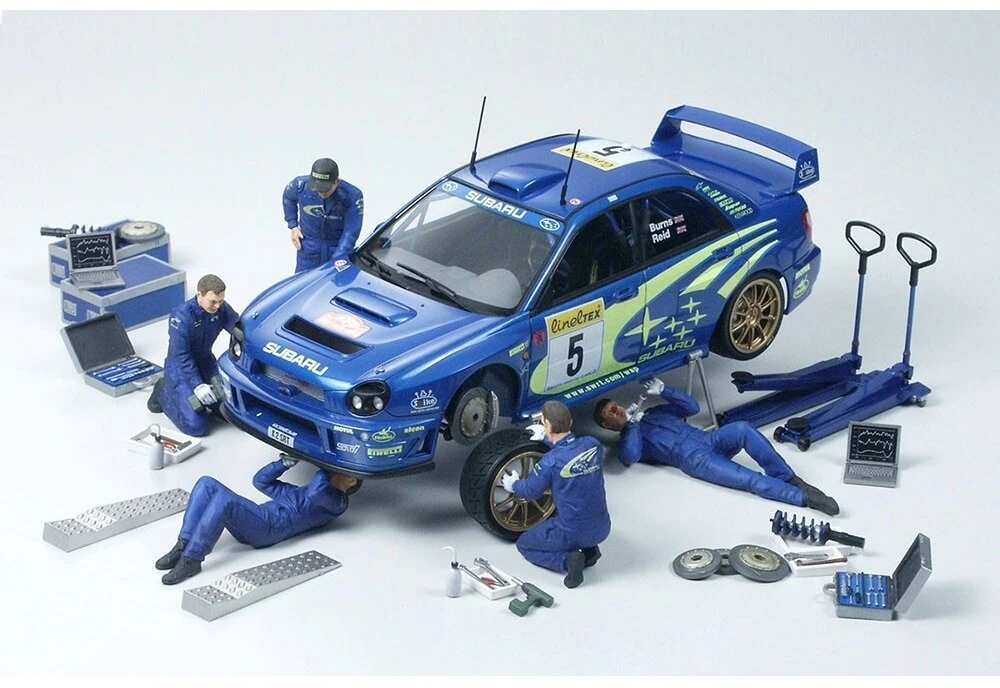 Tamiya Ralio mechanikų figūrėlių rinkinys 1/24, plastikinis modelis
