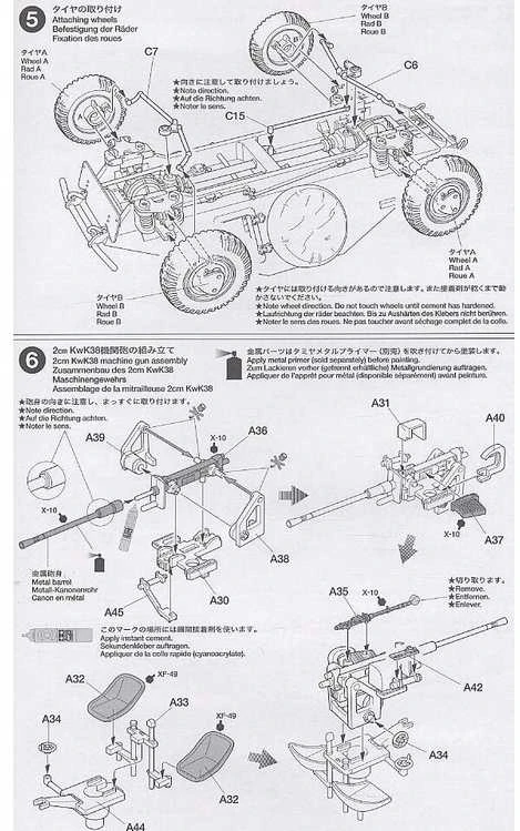 Tamiya Sd.Kfz. 222 4x4 šarvuotas žvalgybinis automobilis 1/35 (35270)