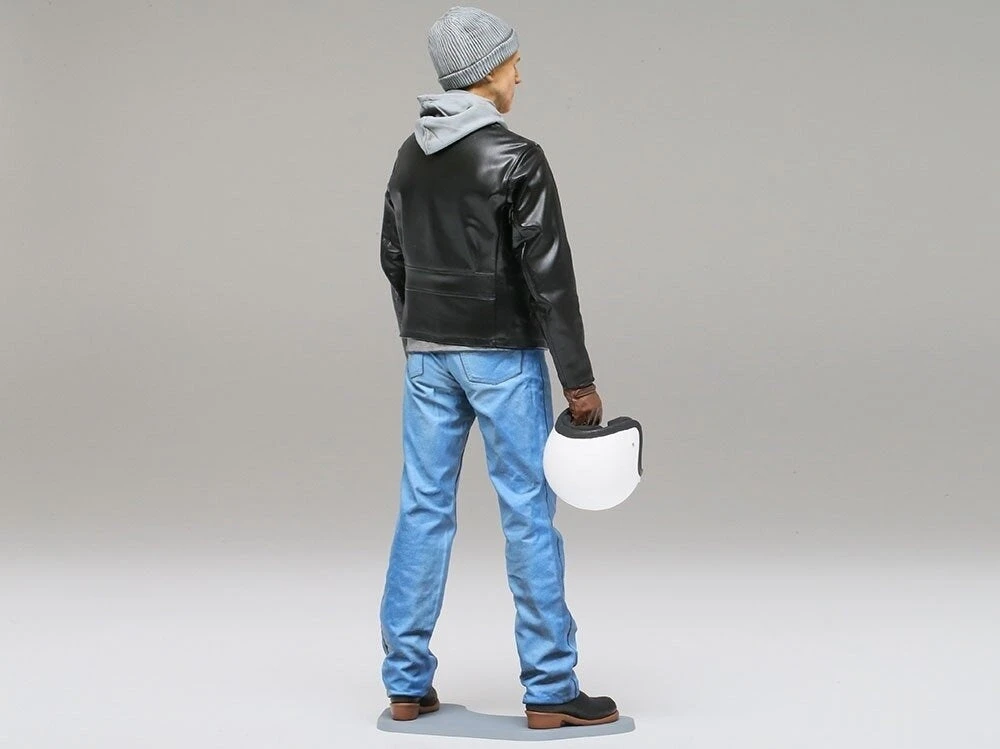 Tamiya Street Rider 1/12 plastikinis motociklininko modelis kolekcionieriams