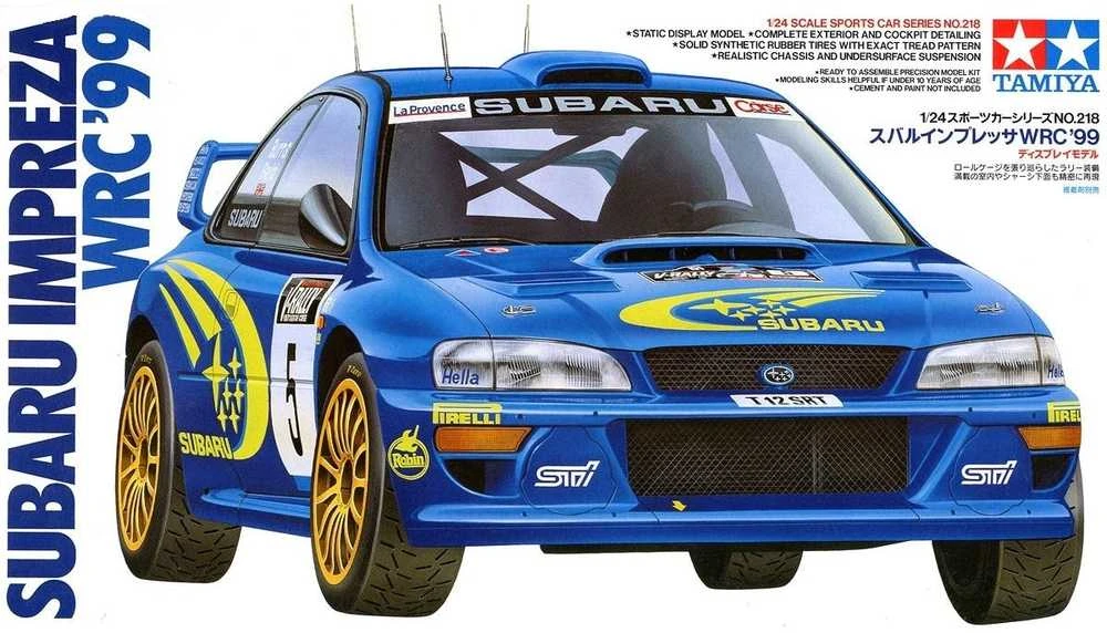Tamiya - Subaru Impreza WRC '99, 1/24, 24218