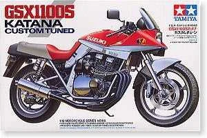 Tamiya Suzuki GSX1100S Katana Custom Tuned 1/12 surenkamas motociklo modelis