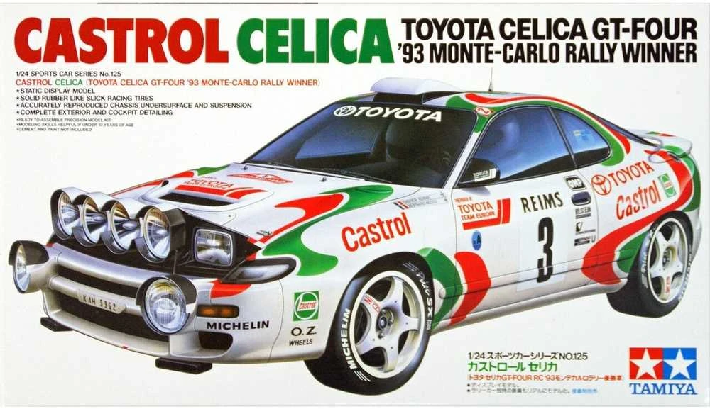 Tamiya - Castrol Celica Toyota GT-Four, 1/24, 24125