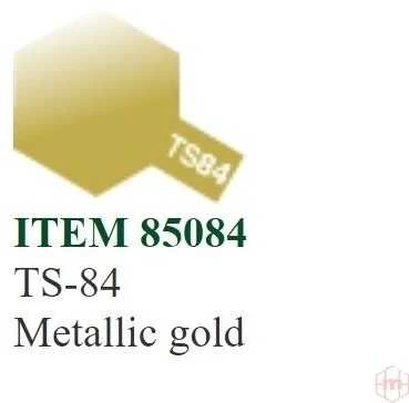 Tamiya TS-84 metaliniai auksiniai purškiami dažai 100 ml