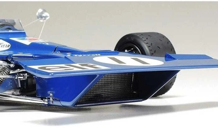 Tamiya Tyrrell 003 1971 Monako Grand Prix 1/12 su fotoėtinėmis detalėmis