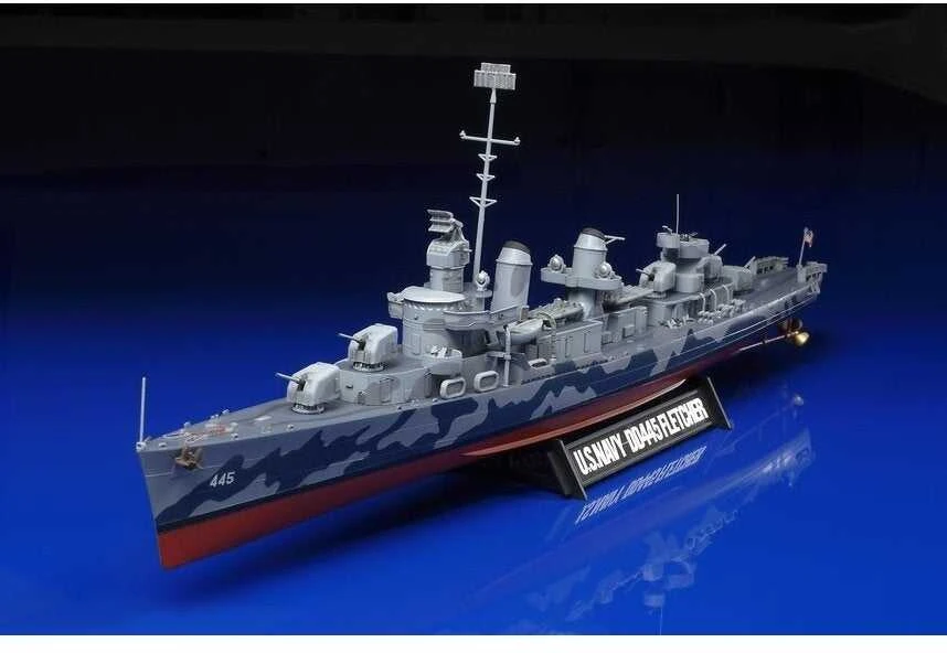 Tamiya USS Fletcher DD-445 eskadrinis minininkas 1/350