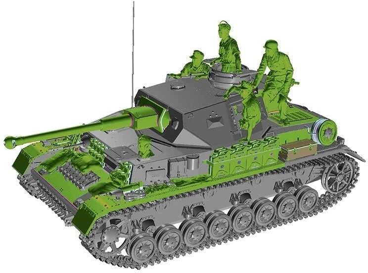 Tamiya – Panzerkampfwagen IV Ausf. G Sd.Kfz. 161/1 ankstyvos gamybos, 1/35, 35378