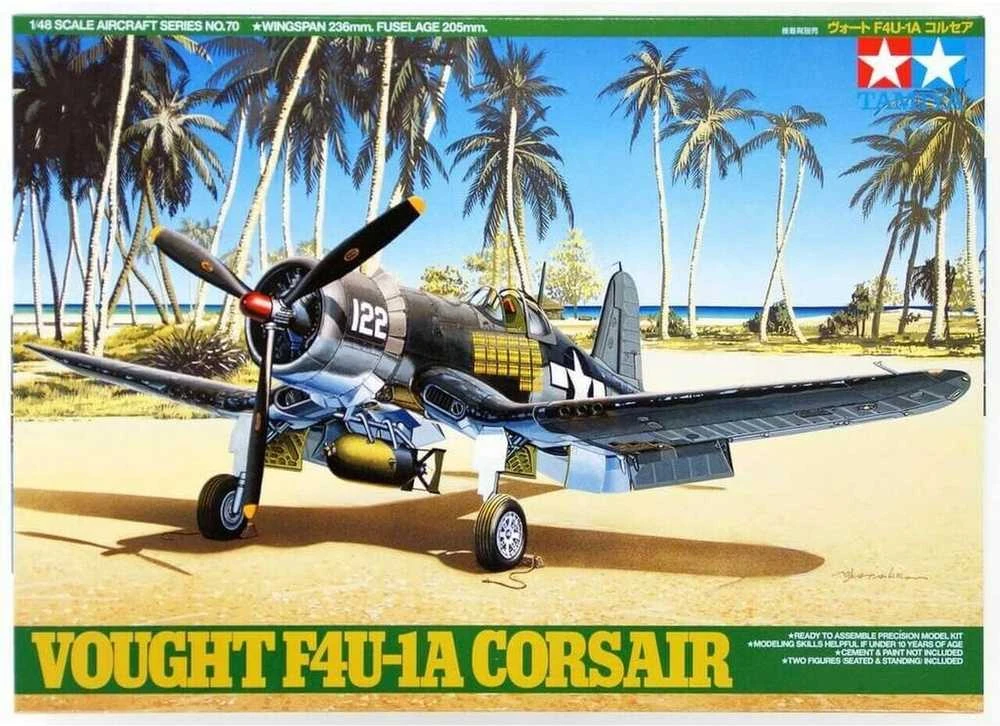 Tamiya – Vought F4U-1A Corsair, 1/48, 61070