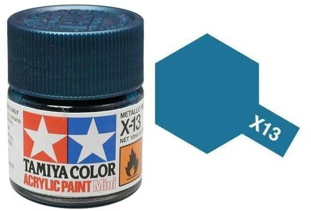 Tamiya X-13 metalinė mėlyna akriliniai dažai 10 ml