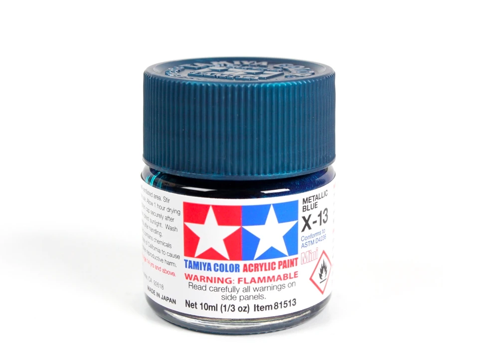 Tamiya X-13 metalinė mėlyna akriliniai dažai 10 ml