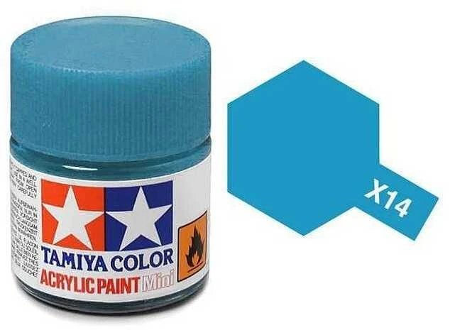 Tamiya X-14 Dangaus mėlyna akriliniai dažai 10 ml