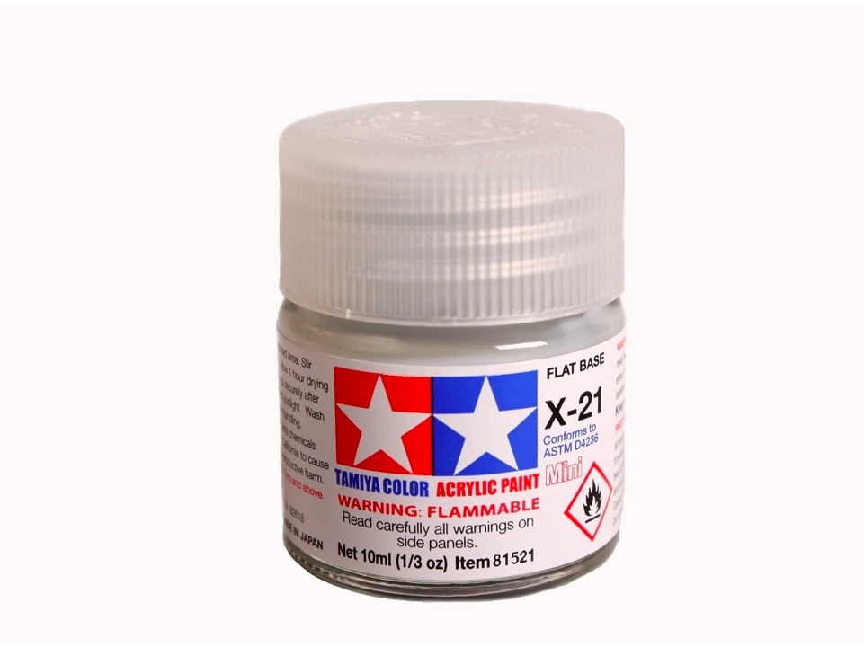 Tamiya X-21 matinis priedas akriliniams dažams, 10 ml