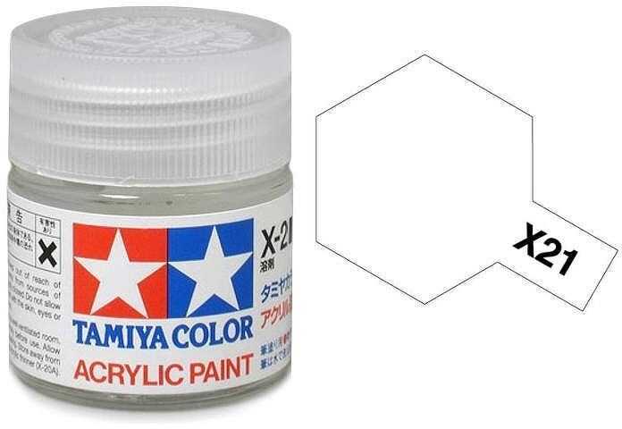 Tamiya X-21 matinis priedas akriliniams dažams, 10 ml