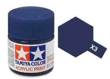 Tamiya X-3 Royal Mėlyna akriliniai dažai 10 ml