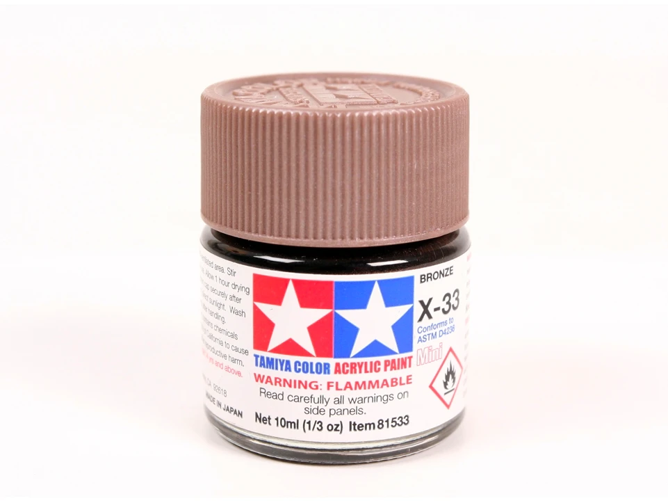 Tamiya X-33 Bronze akriliniai dažai 10 ml