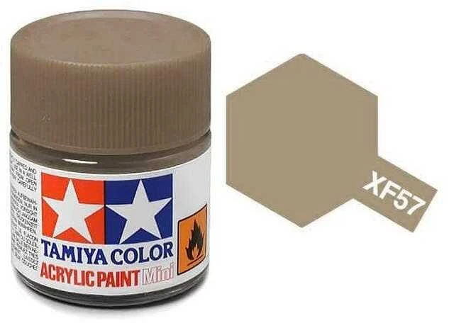 Tamiya XF-57 Buff akriliniai dažai modeliams 10 ml