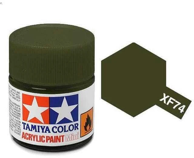 Tamiya XF-74 Olive Drab JGSDF akriliniai dažai, 10 ml