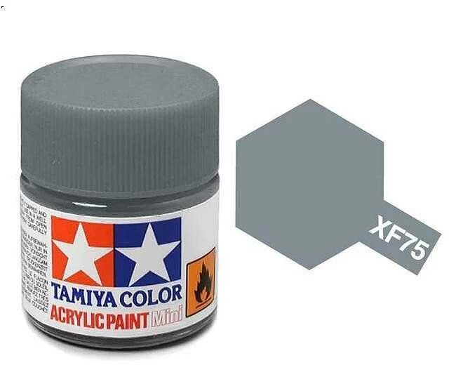 Tamiya XF-75 IJN pilka (Kure Arsenal) akriliniai dažai, 10 ml