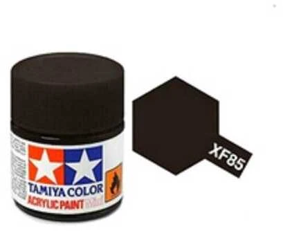 Tamiya XF-85 Rubber Juodas akriliniai dažai 10 ml