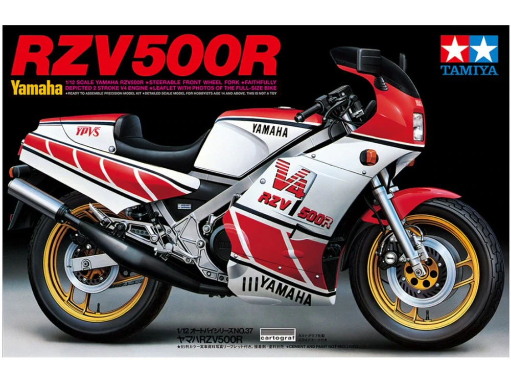 Tamiya Yamaha RZV500R 1:12 plastikinis surenkamas motociklo modelis