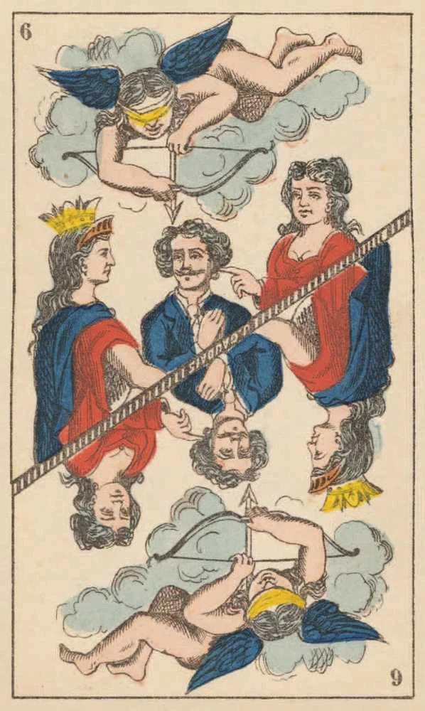 Lo Scarabeo Taro kortos - Tarot de Besancon Gaudais Riboto Leidimo 78 Kortos 64x107mm