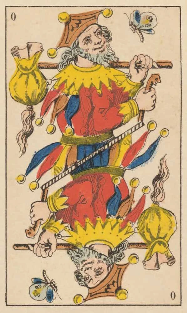 Lo Scarabeo Taro kortos - Tarot de Besancon Gaudais Riboto Leidimo 78 Kortos 64x107mm