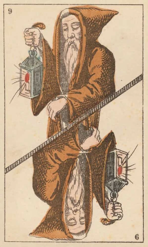 Lo Scarabeo Taro kortos - Tarot de Besancon Gaudais Riboto Leidimo 78 Kortos 64x107mm