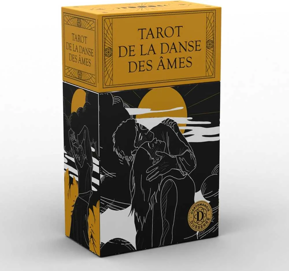 Grimaud Cartomancie Kortų Rinkinys - Tarot de la Danse des âmes 93 Kortos su Skaitmeniniu Gidu