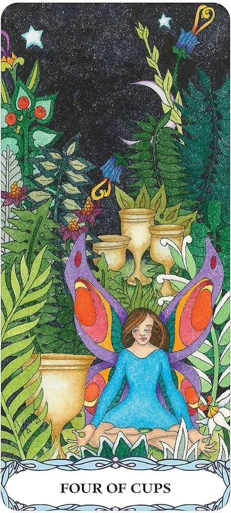 US Games Systems Tarot Of A Moon Garden Borderless Kortos